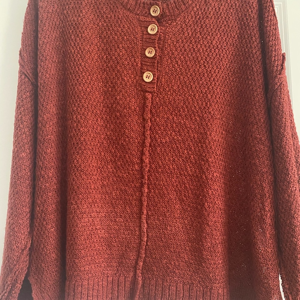 P.S. Love oversized pullover sweater